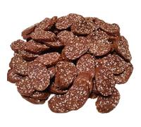 DriedDogTreats Real Beef Dog Treats Salami Slant Cuts 500g (85 pcs)