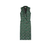 DRIES VAN NOTEN Fil coupé sleeveless coat - Green 34-36-38-40-42-44