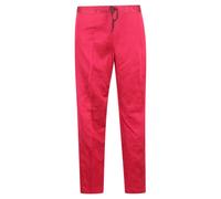 Dries Van Noten Preloved Drawstring Wide-Leg Trousers In Pink Silk Pink