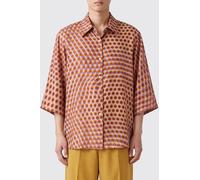 DRIES VAN NOTEN Relaxed Fit Polka-Dot Cotton Poplin Shirt - Size: 40 - female