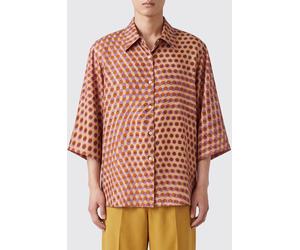 DRIES VAN NOTEN Relaxed Fit Polka-Dot Cotton Poplin Shirt - Size: 40 - female