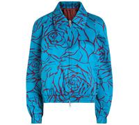 Dries Van Noten Viinnia Floral Print Reversible Cotton Bomber Jacket - Turquoise - M (UK12 / M)