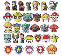 Driflo 31pcs, Patrol Croc Charms, Patrol Shoe Charms Decorations, Anime Croc C-harms Boys, Cartoon Diy Shoe Accessories, Cartoon PVC, for Boys Girls Men Women Party Birthday Gifts