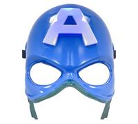 Driflo Captain America Masks, Cosplay Light up Mask 19cm, Game Glow Masks Roleplay Toy Captain America Cosplay Gifts for Adults and Children