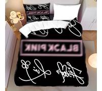 Driflo Kpop Bedding, Girl Group Bedding Single, Single Duvet Cover Set, Duvet Cover Set, Kpop Merch, Bedding Set, Ultra Soft Microfiber Polyester Cotton Comforter Cover With, for Fans Boys and Girl