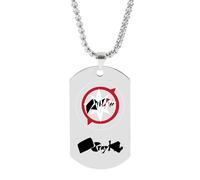 Driflo Kpop Necklace, Kpop Necklace for Girls, Cartoon Jewellery, Metal Keychain Pendant, Personalized Hip-Hop Pendant Sweater Chain, Girls Boys Cartoon N-ecklace, Role Playing Fan Gift