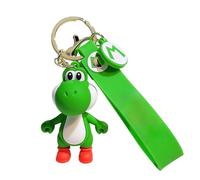 Driflo Mario Keyring, Yoshii Keychain, Anime Keychain, 3D Keyrings, With Anime Ornament Pendants, Backpack Decor, Collectable Mini Figure, Birthday Gift for Girls Kids Student