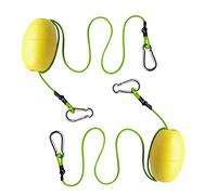 Drift Anchor Tow Throw Leash Line with EVA Buoy Float & Clip/Markers for Anchors at The Beach, Lake, or Sandbar Water
