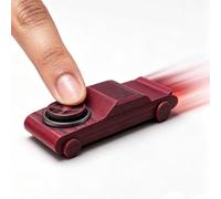 Drift Car, 3D Printed Drifting Fidget Toys, Pocket Drift Car Fidget Spinner, Desktop Sliding Printed Car Toy, Stress Relief Fidget Toys Portable Fun, for Women Men Home Office School Classroom (Red)