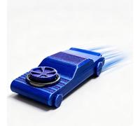 Drift Car, 3D Printed Drifting Fidget Toys, Pocket Drift Car Fidget Spinner, Desktop Sliding Printed Car Toy, Stress Relief Fidget Toys Portable Fun, for Women Men Home Office School Classroom (Blue)