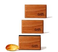 Drift Car Air Freshener Starter Kit - Wooden Deodorizer - Vehicle Odor Remover - Auto Scent Diffuser - Long-Lasting Car Freshening - Amber 3 Pack - CLIP INCLUDED
