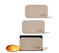 Drift Car Air Freshener - Stone Air Freshener - Car Odor Eliminator - Amber 3 Pack Starter Kit - CLIP INCLUDED - Amber 3 Pack