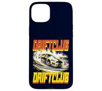 Drift Car - Retro Futuristic Style Japanese Auto Racing Case for iPhone 15 Plus