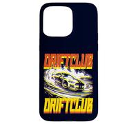 Drift Car - Retro Futuristic Style Japanese Auto Racing Case for iPhone 15 Pro Max
