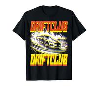 Drift Car - Retro Futuristic Style Japanese Auto Racing T-Shirt