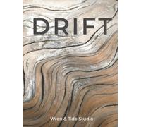 Drift: Coastal Coffee Table Book | Driftwood Hardcover with Lined Pages for Nautical Home Styling: Weathered Wood Grain | Earthy Sea Accent for Shelf Display & Journaling | 340 Ruled | Cream Paper