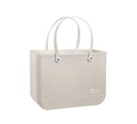 Drift & Dune White SandAway Medium Tote Bag, EVA Material, Water-Resistant, Sand-Free Design, Eco-Friendly Beach Bag (White)