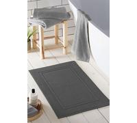 'Abode Eco' Soft Sustainable Heavyweight BCI Cotton Bath Mat Drift Home Charcoal One Size