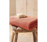 Drift Home - Terracotta Bath Towel (90 x 150cm) - Soft & Absorbent - 600GSM Premium Towel - Sustainable Cotton (BCI) - Recycled Bottles - Bathroom Towels in Orange - Bath Sheet/Gym Towel/Guest Towel