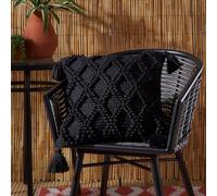 Drift Home - Alda Outdoor - Durable Cushion Cover - 43 x 43cm in Black