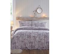 Drift Home Azalea Eco-Friendly Duvet Cover Set Damson