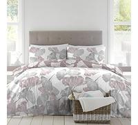 Drift Home - Ginkgo - Eco-Friendly Duvet Cover Set - King Bed Size in Amethyst