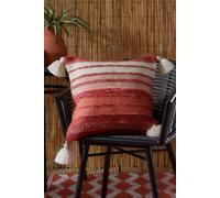 Drift Home 'Grayson' Textured Outdoor Garden Filled Bench Cushion in Terracotta | Size: 43 cm x 43 cm Drift Home Terracotta 43 cm x 43 cm