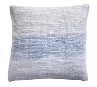 Drift Home - Green Gradient Cushion (43 x 43cm) - Sustainable Recycled Cotton - Filling Included - Dip Dyed With Insert - Textured Design - Matching Throw Available