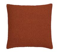 Drift Home - Hayden - 100% Recycled Cotton Cushion Cover - 43 x 43cm in Terracotta