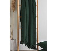 Drift Home Hayden 100% Recycled Cotton Throw Green