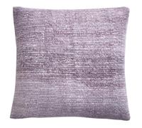 Drift Home - Mauve Gradient Cushion (43 x 43cm) - Sustainable Recycled Cotton - Filling/Padding Included - Textured Cushion with Mauve Dip Dyed Insert - Matching Throw Available