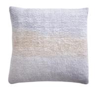 Drift Home - Ochre Gradient Cushion (43 x 43cm) - Sustainable Recycled Cotton - Filling Included - Dip Dyed With Insert - Textured - Matching Throw Available