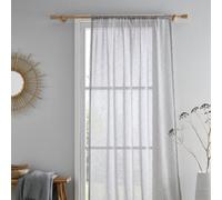 Drift Kayla Textured 100% Recycled Polyester Grey Voile Panel