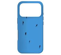 Drift of Ravens Quiet Motion Black Silhouette Case for iPhone 17 Pro