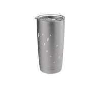 Drift of Ravens Quiet Motion White Silhouettes Stainless Steel Insulated Tumbler