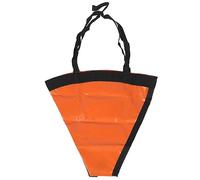 Drift Sock High Visibility Wind Resistant Orange Portable Tear Resistant Sea Drogue For Marine Boats Yachts (24 inch)
