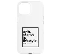 Drift Stance Lifestyle JDM Tuning Culture Static Slammed Fit Case for iPhone 15