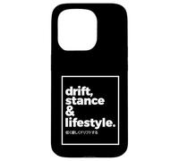 Drift Stance Lifestyle JDM Tuning Culture Static Slammed Fit Case for iPhone 15 Pro