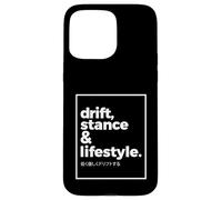 Drift Stance Lifestyle JDM Tuning Culture Static Slammed Fit Case for iPhone 15 Pro Max