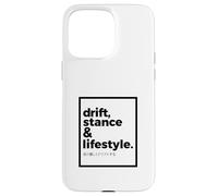 Drift Stance Lifestyle JDM Tuning Culture Static Slammed Fit Case for iPhone 15 Pro Max