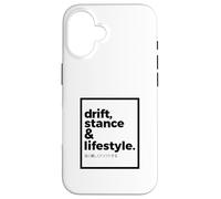 Drift Stance Lifestyle JDM Tuning Culture Static Slammed Fit Case for iPhone 16