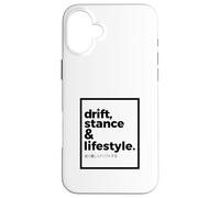 Drift Stance Lifestyle JDM Tuning Culture Static Slammed Fit Case for iPhone 16 Plus