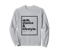 Drift Stance Lifestyle JDM Tuning Culture Static Slammed Fit Sweatshirt