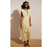 Drift Street Cotton-Jersey Maxi Dress by free-est at Free People in Solar Lemon, Size: Medium - female