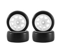 Drift Wheel Hub Tire For 3Racing For Sakura M4 M5 For MST For Tamiya 1/10 1/12 RC Drift Car 4Pcs 58Mm Tires Wheel 12Mm Hex With Sponge Insert