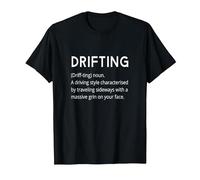Drifting - Car Drift Funny Dictionary Style Boy Racer T-Shirt, Men, Black, Large