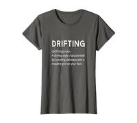 Drifting - Car Drift Funny Dictionary Style Boy Racer T-Shirt, Women, Asphalt Grey, X-Small