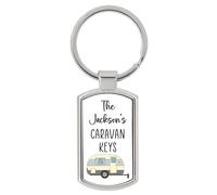 Drifting Ducks Personalised Caravan Keys Metal Keyring Gift