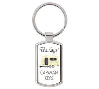 Drifting Ducks Personalised Family Caravan Keys Metal Keyring Gift