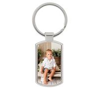 Drifting Ducks Personalised Metal Photo Keyring, Custom Photo Keychain Gift | Handmade in the UK | Gift for Mum, Dad, Partner, Friend | Birthday, Anniversary, Christmas